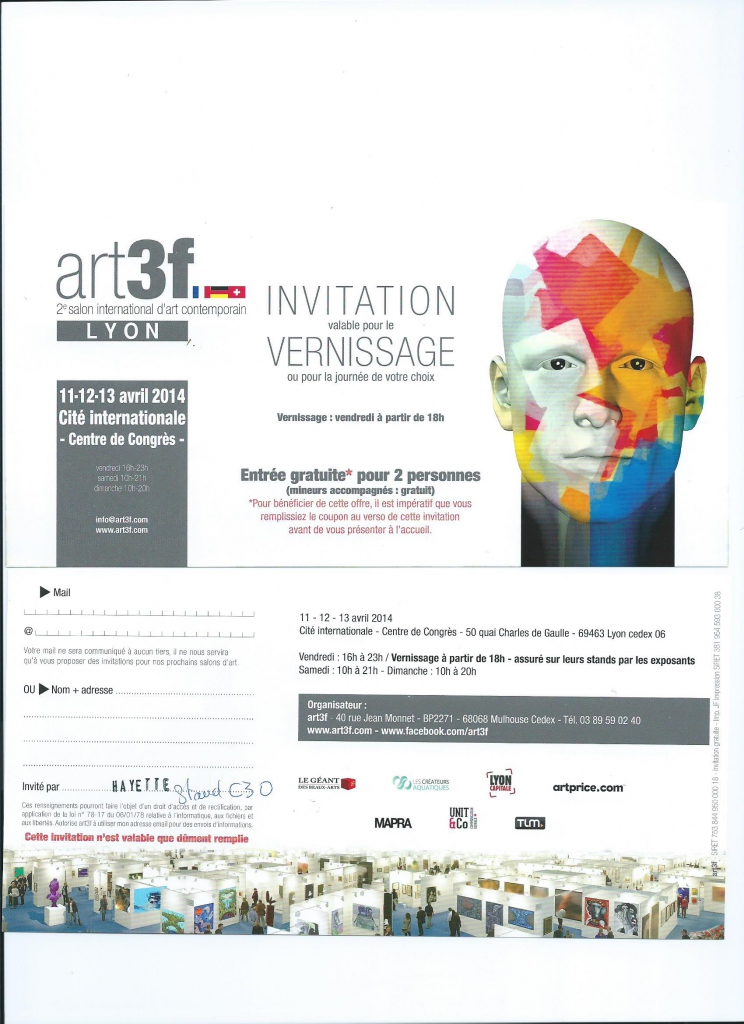 invitation Art 3F